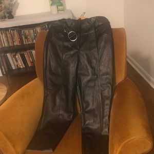 Faux Leather Pants